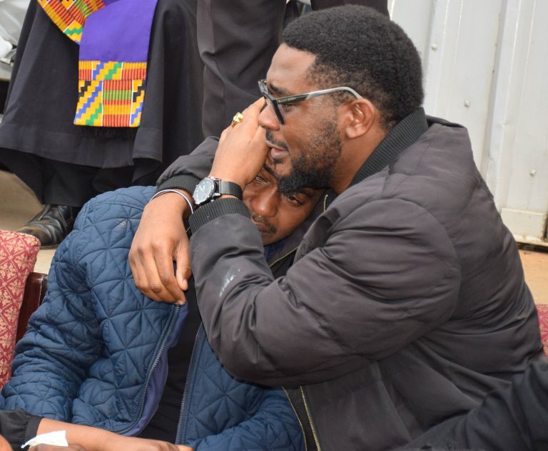 Musicians welcome Lucius Banda Remains at Chileka Airport with fond memories