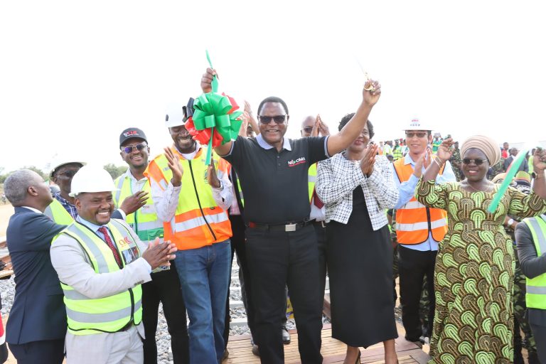 Chakwera receives the inaugural fuel train