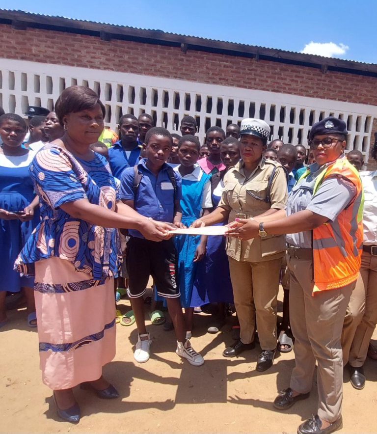 Balaka Women Police Network pays examination fees for needy students