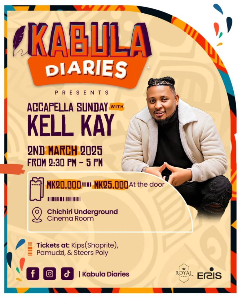Kabula Diaries set to host Kelly Kay’s Acapella Sunday