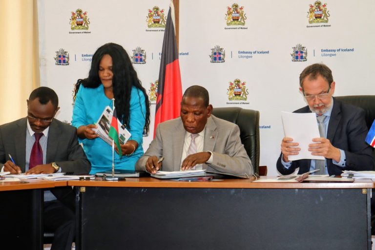 Malawi, Iceland sign $12.9 million agreement for basic services
