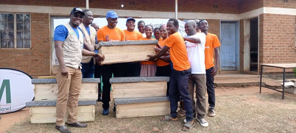AGRA donates 100 beehives to youth in Zomba