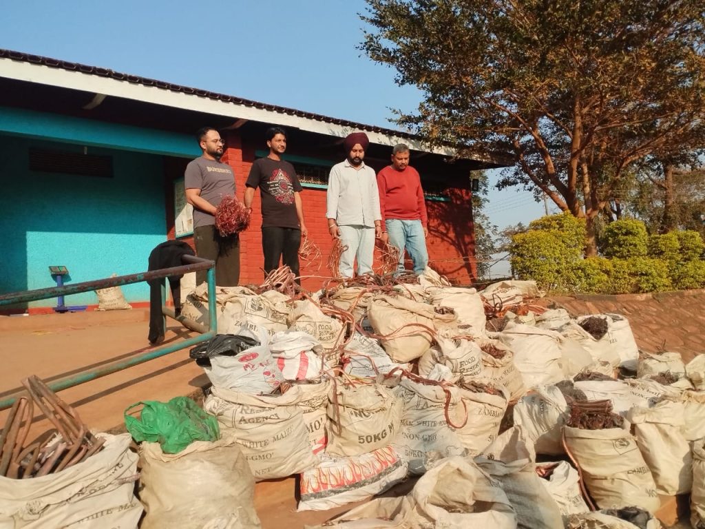 Four Arrested for Stealing copper wire