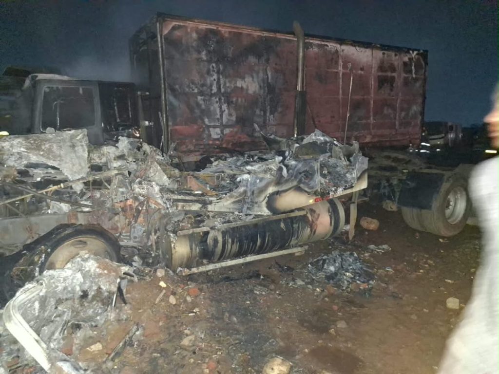 Man Dies After Truck He Was Sleeping In Catches Fire in Area 49